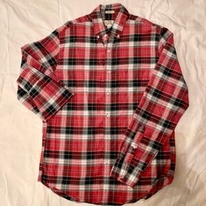 J CREW Classic Plaid Oxford MINT! Size Small